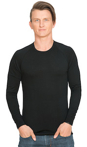 Brass Monkey Men’s Merino Long Sleeve Crew Neck Thermal Top