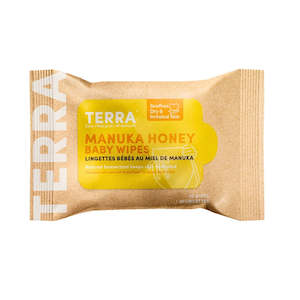 TERRA Mini Manuka Honey Baby Wipes - Baby Wipes Mini Pack 10s