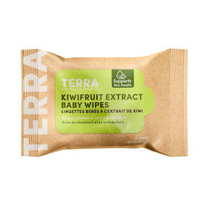 TERRA Kiwifruit Extract Baby Wipes Mini Pack 10s