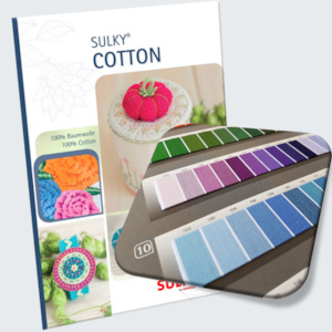 Sulky Cotton Colour Chart - with actual thread