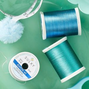 Sulky Rayon - Rayon Thread Available in 344 Colours & 2 Sizes