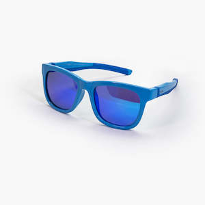 Sunglass: Hau Mirrored Blue