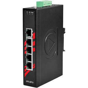 Ethernet Switch: Antaira LNX-500AG 5-Port 10/100/1000Tx Port Industrial Ethernet Switch