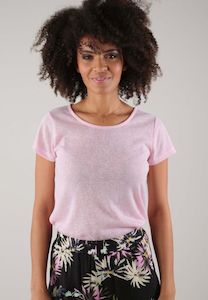 Deeluxe Glitter Tee - Antic Pink