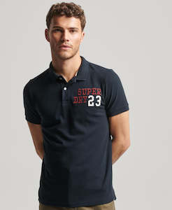 Superdry Superstate Polo - Eclipse Navy