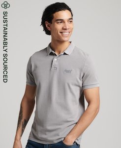 ﻿Superdry ﻿Vintage Destroy Polo - Dove Grey