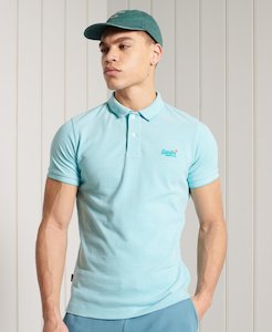 Superdry Classic Pique Polo - Spearmint