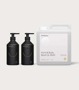 Hand & Body Wash Trio | Botanical Lemon Myrtle & Oat Milk