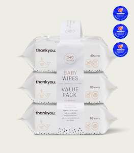 Baby Wipes 3 Pack