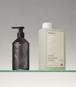 Hand & Body Wash Duo | Botanical Geranium, Rose & Wood