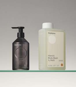 Hand & Body Wash Duo | Botanical Sweet Orange & Almond