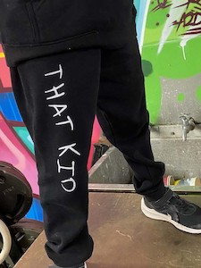 TK Black Track Pants