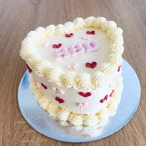 Bakery (with on-site baking): Love Hearts Cake