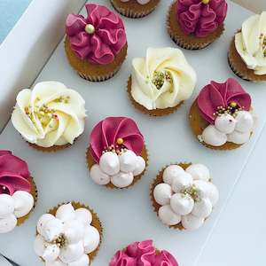 Mini Cupcakes - Raspberry Pink