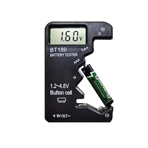 Battery Tester (Button Cell, AA, AAA, C, D, 9V, 14500, 16340)