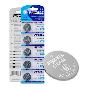 PKCell CR2032 Watch Batteries (5 Pack)