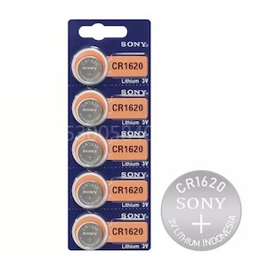 Watch Batteries: Sony CR1620 Watch Batteries (5 Pack)