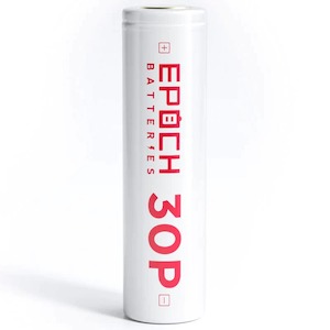 Rechargeable Batteries All Gear: Epoch 30P 18650 3000mAh 15A Battery