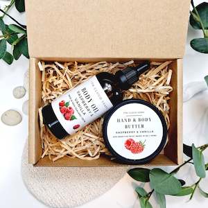 Gift Box | Massage & Body Oil and Hand & Body Butter