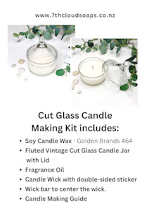 Cut Glass Candle Making Kit | Perfect Gift For Craft Lover