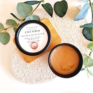 Face Scrub | Detox & Exfoliation | Pink Clay, Sugar & Shea Butter