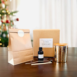 Candles: Gold Jar Candle Making Kit | Perfect Gift For Craft Lover.