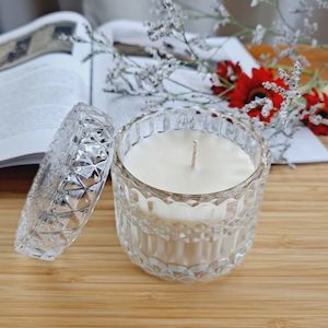 Candles: Floral Explosion - Cut Glass Candle