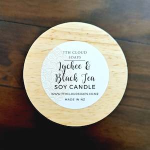 Candles: Lychee & Black Tea - Lake House Collection | Soy Candle