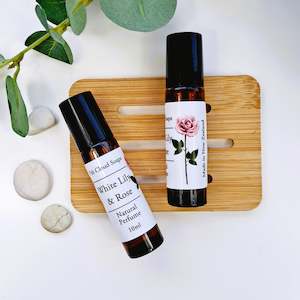 Essential Fragrance Oils 1: White Lily & Rose - Natural Perfume