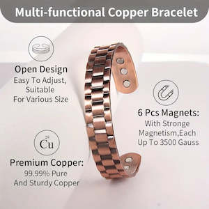 Copper Bracelets: Copper Magnetic Bracelet