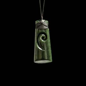 Jade Toki hand carved pendant