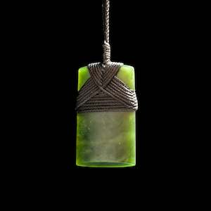 Jade Toki hand carved pendant by Nick and Mady