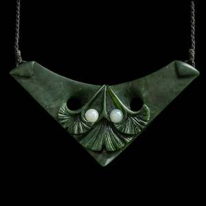 Kawakawa Jade Breast Plate, hand-crafted by Madelyne Gourdin