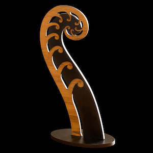 Art gallery: Wooden Koru Sculpture