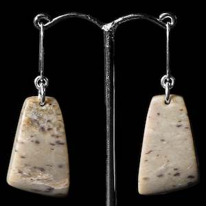 Toki Greenstone Pounamu Earrings