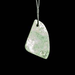 New Zealand Jade natural drop form Pendant by Nick Balme