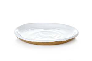 Earth 18cm Side Plate - Alabaster (4 pack)