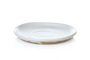 Earth 18cm Side Plate - Eggshell (4 pack)