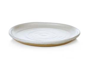 Earth 27cm Dinner Plate - Eggshell (4 pack)