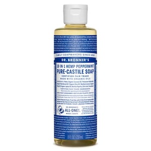 Dr Bronner Peppermint Castile Soap