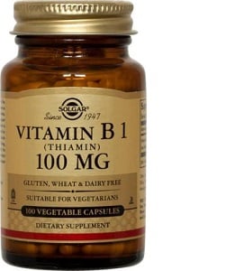 Health supplement: Solgar Vitamin B1 100mg