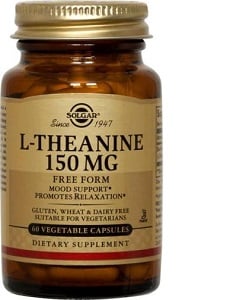 Health supplement: Solgar L-Theanine 150mg