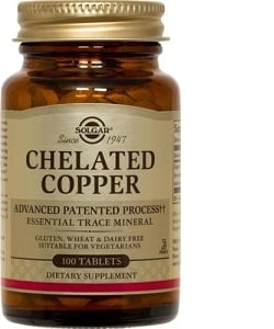 Health supplement: Solgar Chelated Copper