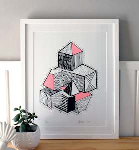 Blocks - Limited Edition Screen Print