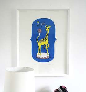 Screen printing: GIRAFFE (A1 Print)