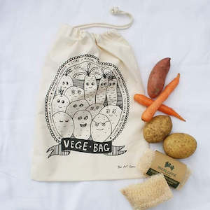 Screen printing: VEGE BAG