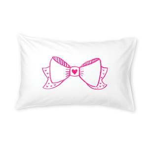 Screen printing: BOW Pillowcase