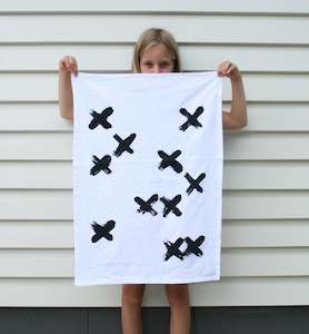 KISS CROSS Tea Towel