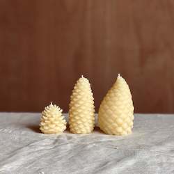 Pinecone Candles