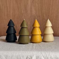 Beekeeping: Beeswax Christmas Trees Candles